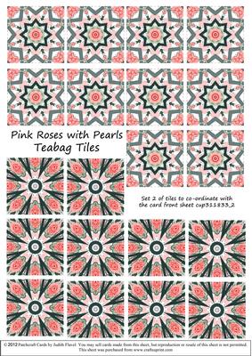 Pink Roses and Pearls - Set 2
