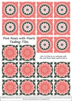 Pink Roses and Pearls - Set 3