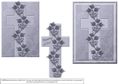 Sympathy Cross - Silver