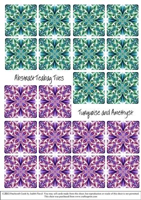 Abstract Jewels - Turqoise & Amethyst