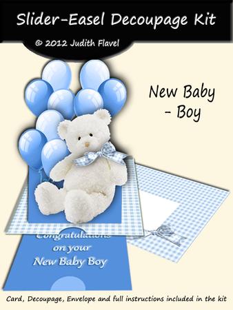 Slider-easel - Baby Boy