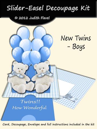 Slider-easel - Twins Boys