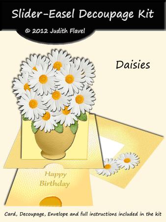 Slider-easel - Floral - Daisies
