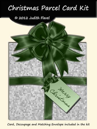 Christmas Parcel - Silver & Green