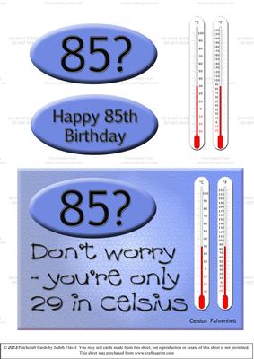 Age Thermometer - 85