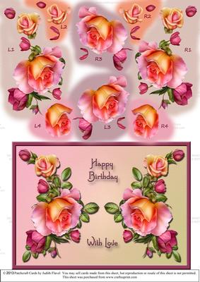 Romantic Roses - Birthday