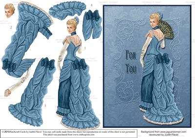 Going to the Ball 4 - Card Front & Decoupage