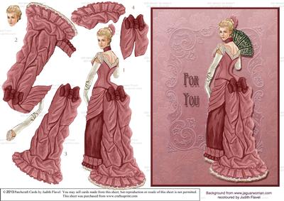Going to the Ball 6 - Card Front & Decoupage