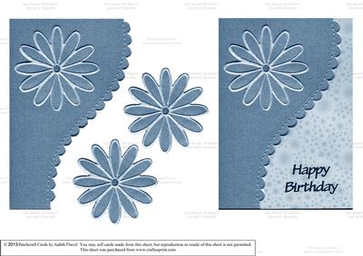 Scalloped Curve - Denim