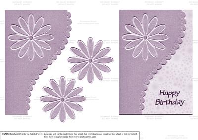 Scalloped Curve - Soft Purple