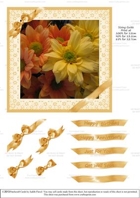 Ribbons and Lace - Chrysanthemum