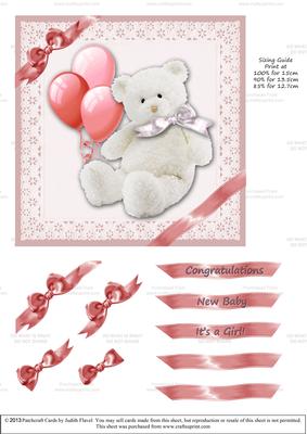 Ribbons and Lace - Baby Girl