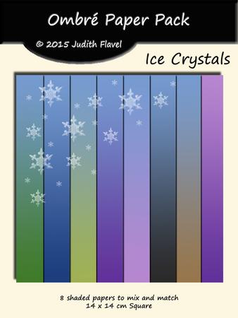 Ombre Paper Pack - Ice Crystals