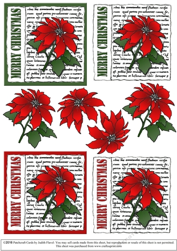 Poinsettia Panels