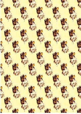 Puppy with Butterfly 2 Background