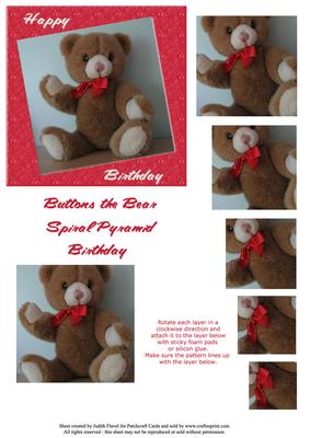Buttons the Bear - Red Birthday