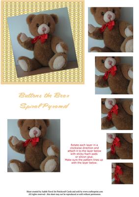 Buttons the Bear - Yellow