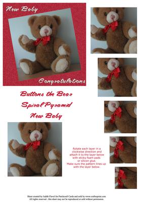Buttons the Bear - Red