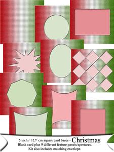 Christmas Shaded Cards