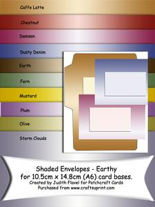 Shaded Envelopes - C6 - Earthy