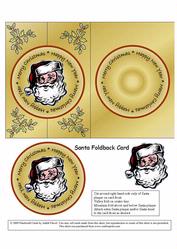 Christmas Santa - Gold
