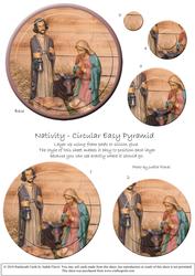 Circular Easy-position Pyramid - Nativity