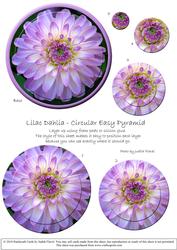 Circular Easy-position Pyramid - Lilac Dahlia