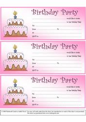 Party Invitations - Birthday Girl 2
