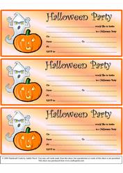 Party Invitations - Halloween