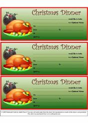 Invitations - Christmas Dinner 1