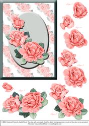 Peachy Roses - Blank