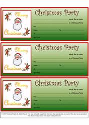 Party Invitations - Christmas 5