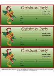 Party Invitations - Christmas 6