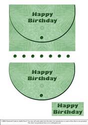 Mock Envelope - One for the Men - Green