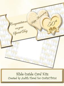 Slide-inside Anniversary - Golden