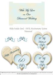 Inserts for Slide-inside Kit - Our Anniversary - Diamond