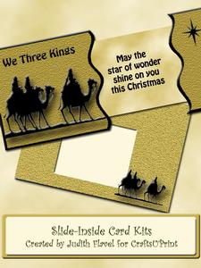 Slide-inside Christmas - We Three Kings