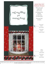 Centre Step Card - Christmas Window
