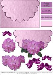 Scalloped Mock Envelope - Pink Rhododendron