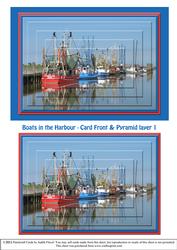 Boats in the Harbour - Card Front