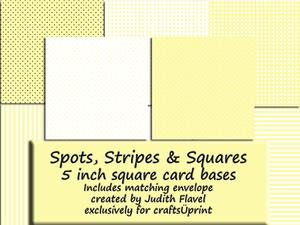 Spots, Stripes & Squares - Lemon