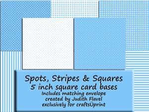 Spots, Stripes & Squares - Blue