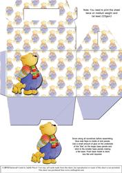 Gable-top Box - Teddy Twosome