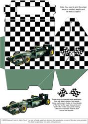 Gable-top Box - Racing Car Green