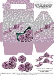 Gable-top Box - Baby Pink