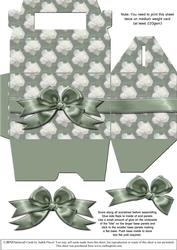 Gable-top Box - White Roses