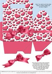 Gable-top Box - Valentine Hearts 1
