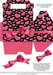 Gable-top Box - Valentine Hearts 2