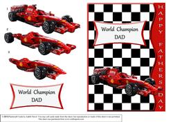 Racing Car - Red - Fathers Day