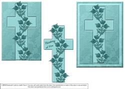 Sympathy Cross - Aqua